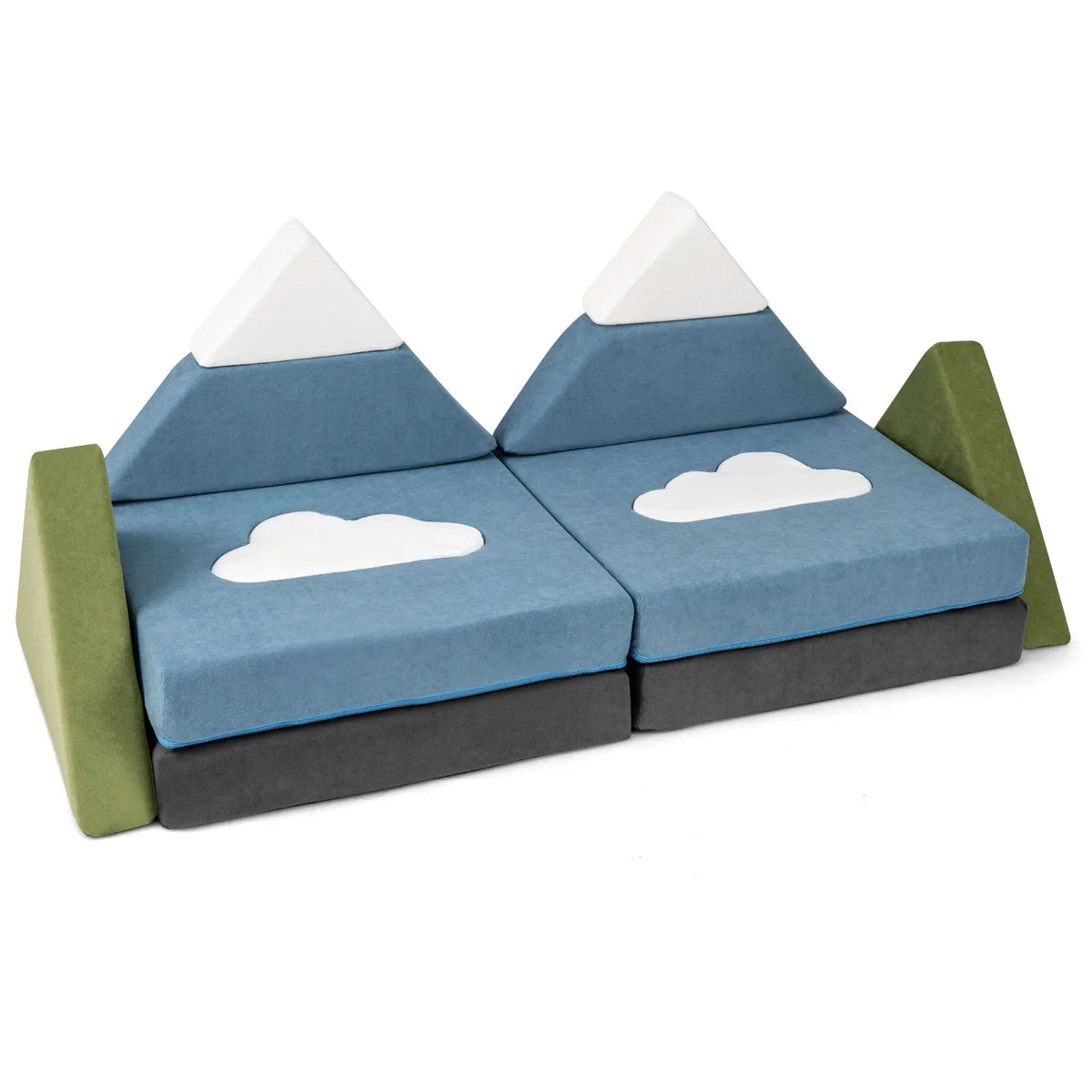 Homasis Modular Kids Play Couch Foam Fort Building Set