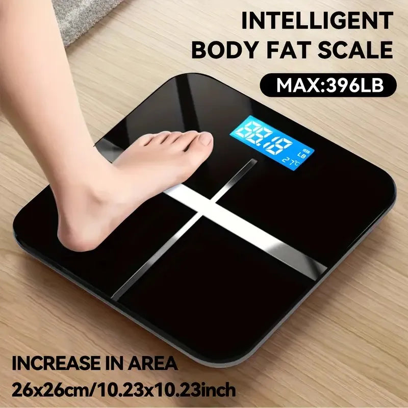 Znlyrion Digital Bathroom Scale With Tempered Glass Platform