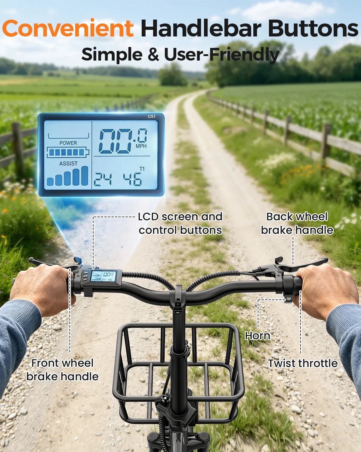 Eilleo Spacewalk Folding Electric Trike For Adults With Fat Tires