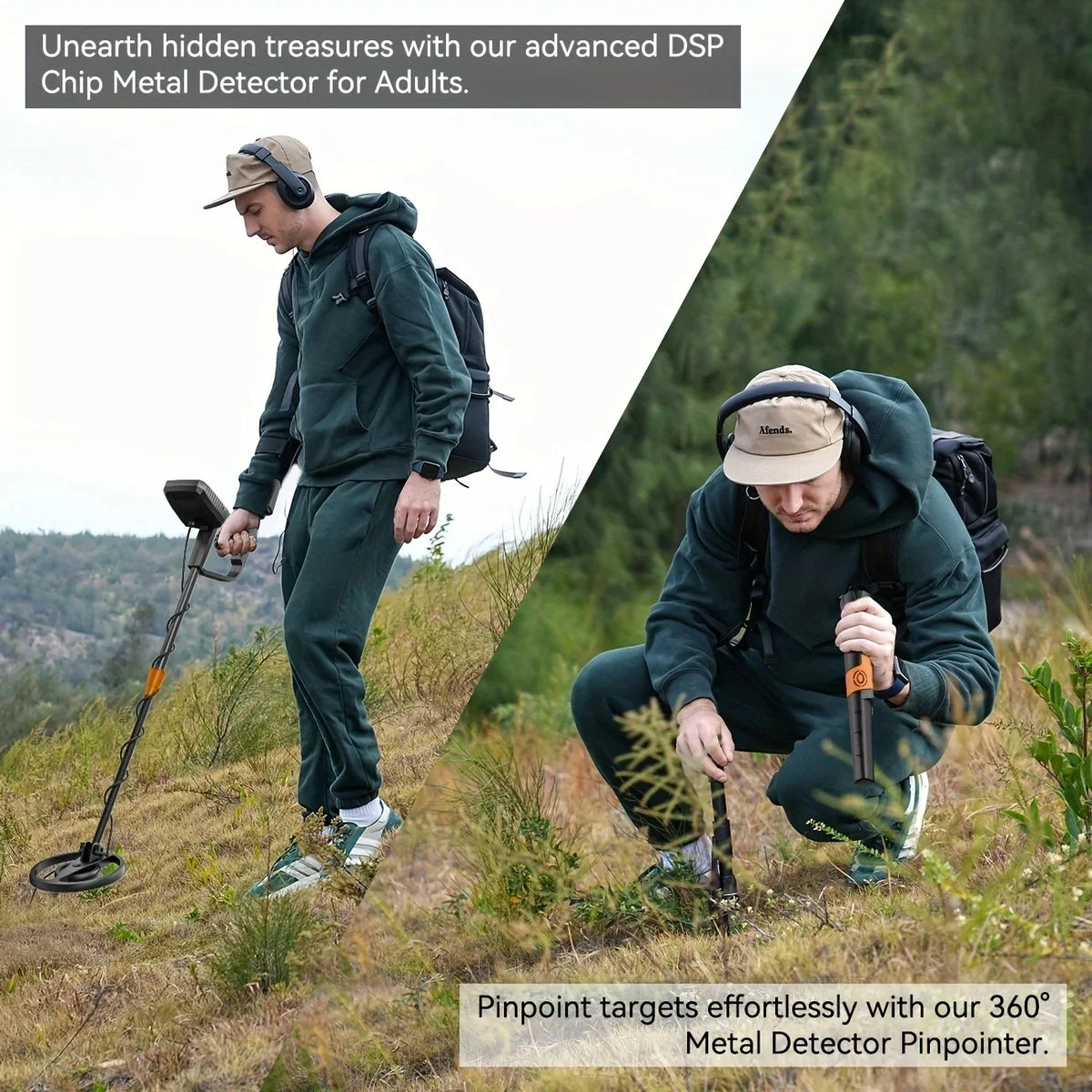 Sunpow Metal Detector Kit With Pinpointer And Waterproof Coil