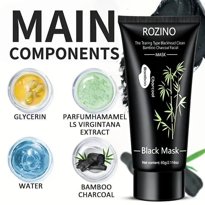 Rozino Bamboo Charcoal Deep Cleansing Peel Off Face Masks