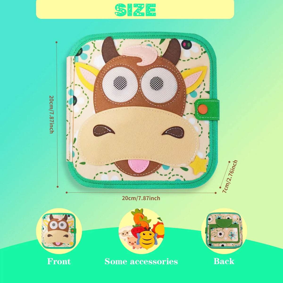 Cloth Busy Book Learning Board For Toddlers And Kids