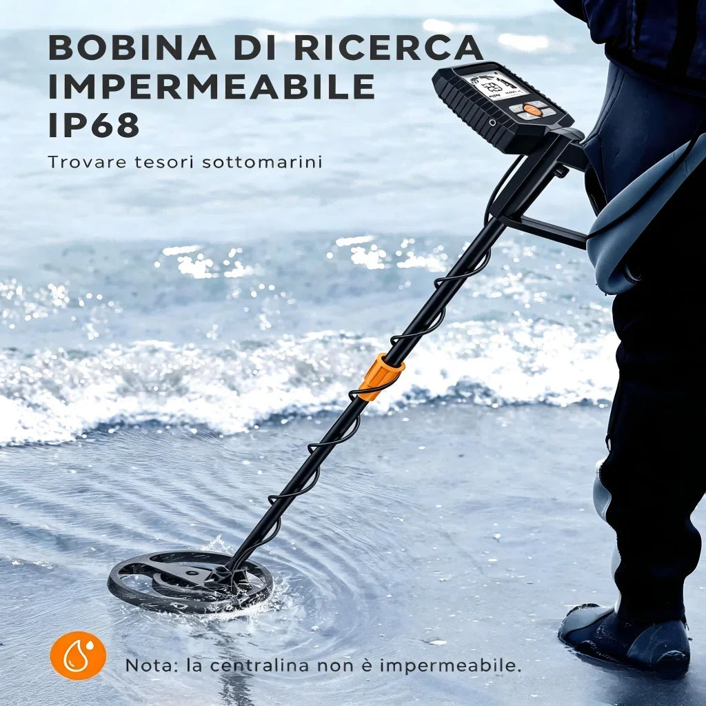 Sunpow Metal Detector Kit With Pinpointer And Waterproof Coil