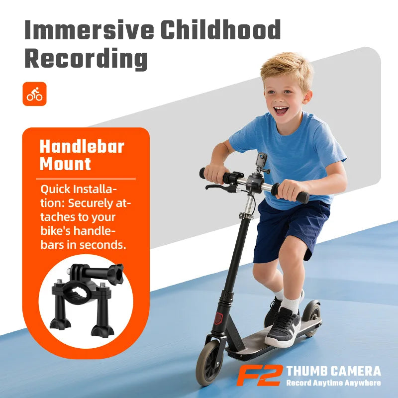 1080P HD Action Camera For Kids And Outdoor Video Recording