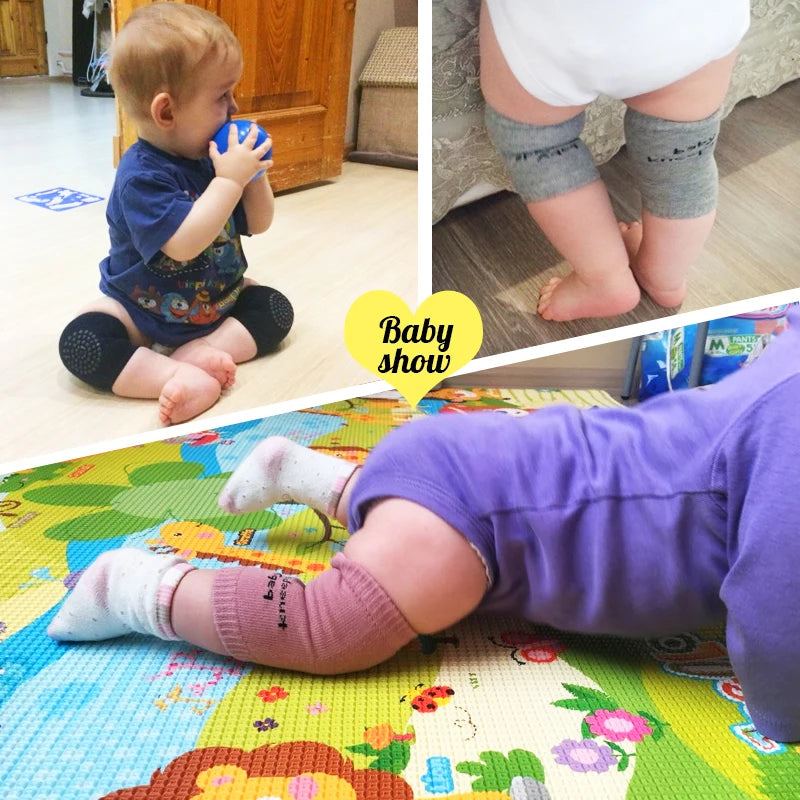 Baby Cotton Crawling Knee Pads And Elbow Safety Protectors