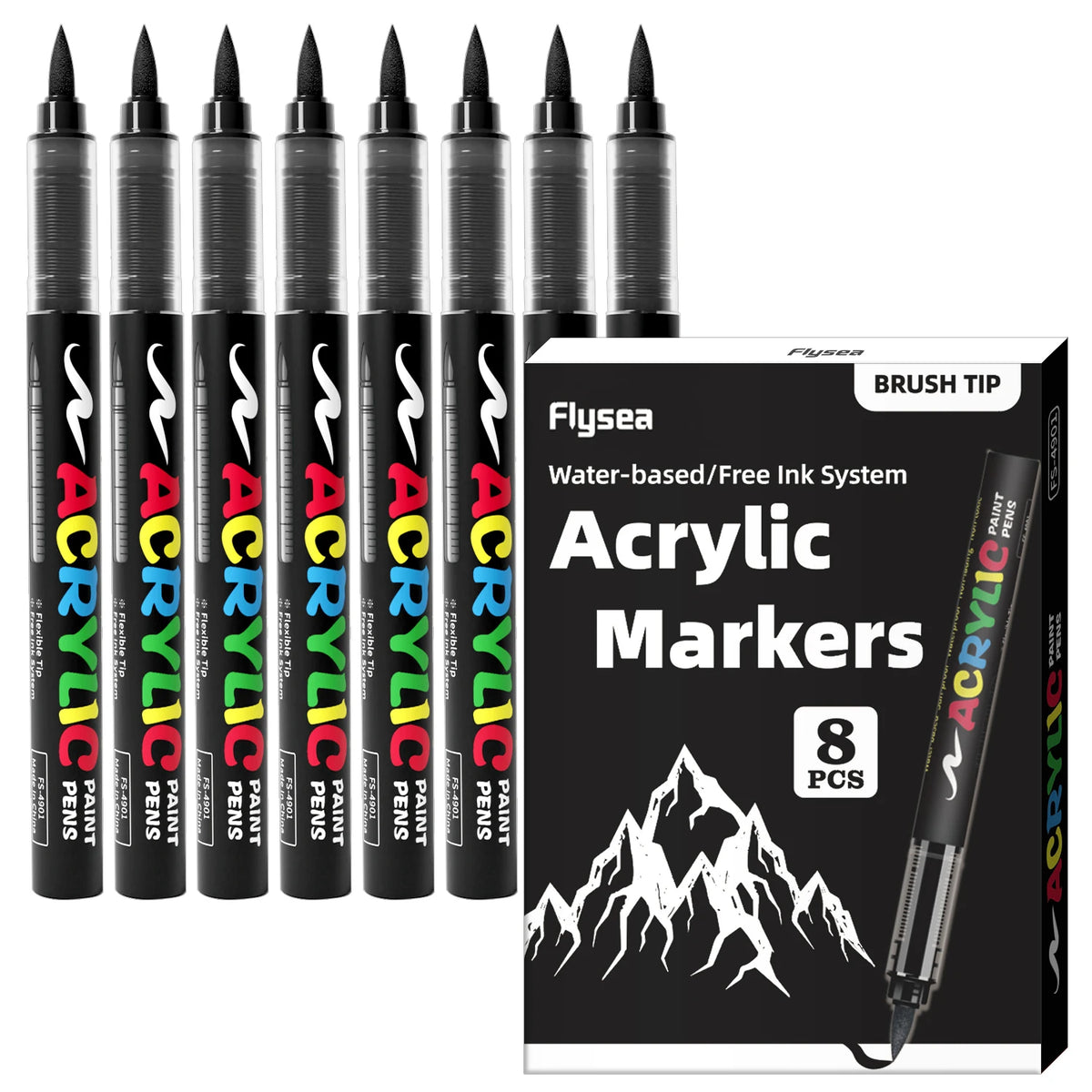 Acrylic Paint Markers Set for Illustration Sketching Wood and Glass