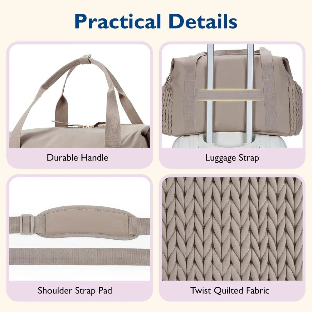 Large Capacity Travel Diaper Bag Tote For Hospital Care