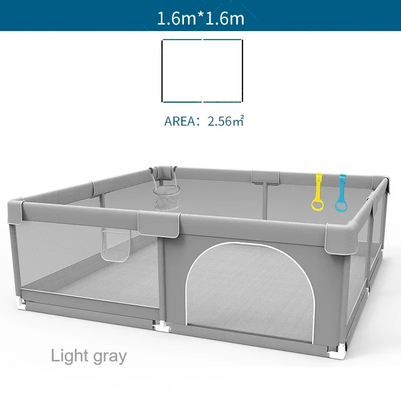 IMBABY Baby Playpen With Ball Box And Child Safety Barrier