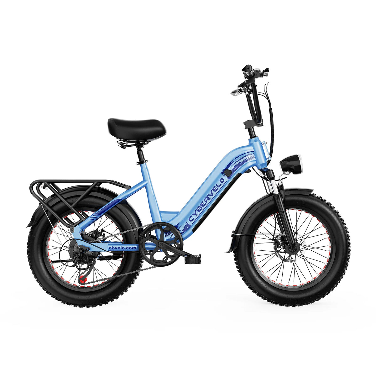 Cybervelo Step Thru Long Range Electric Bike For Daily Commuting