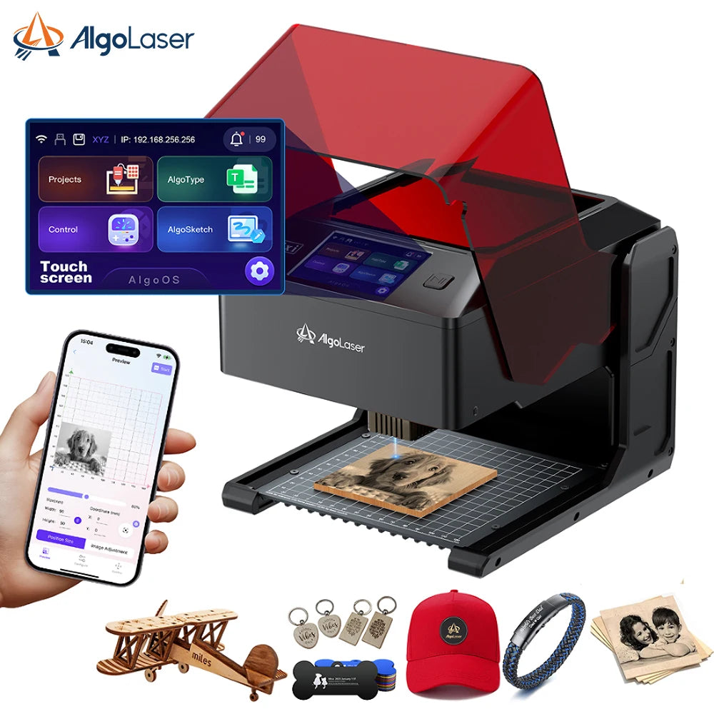 AlgoLaser PIXI 5W Mini Portable Laser Engraver And Cutter