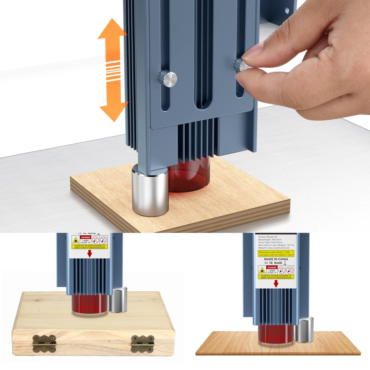 Sculpfun S9 5W Laser Engraver For Wood Acrylic Cutting