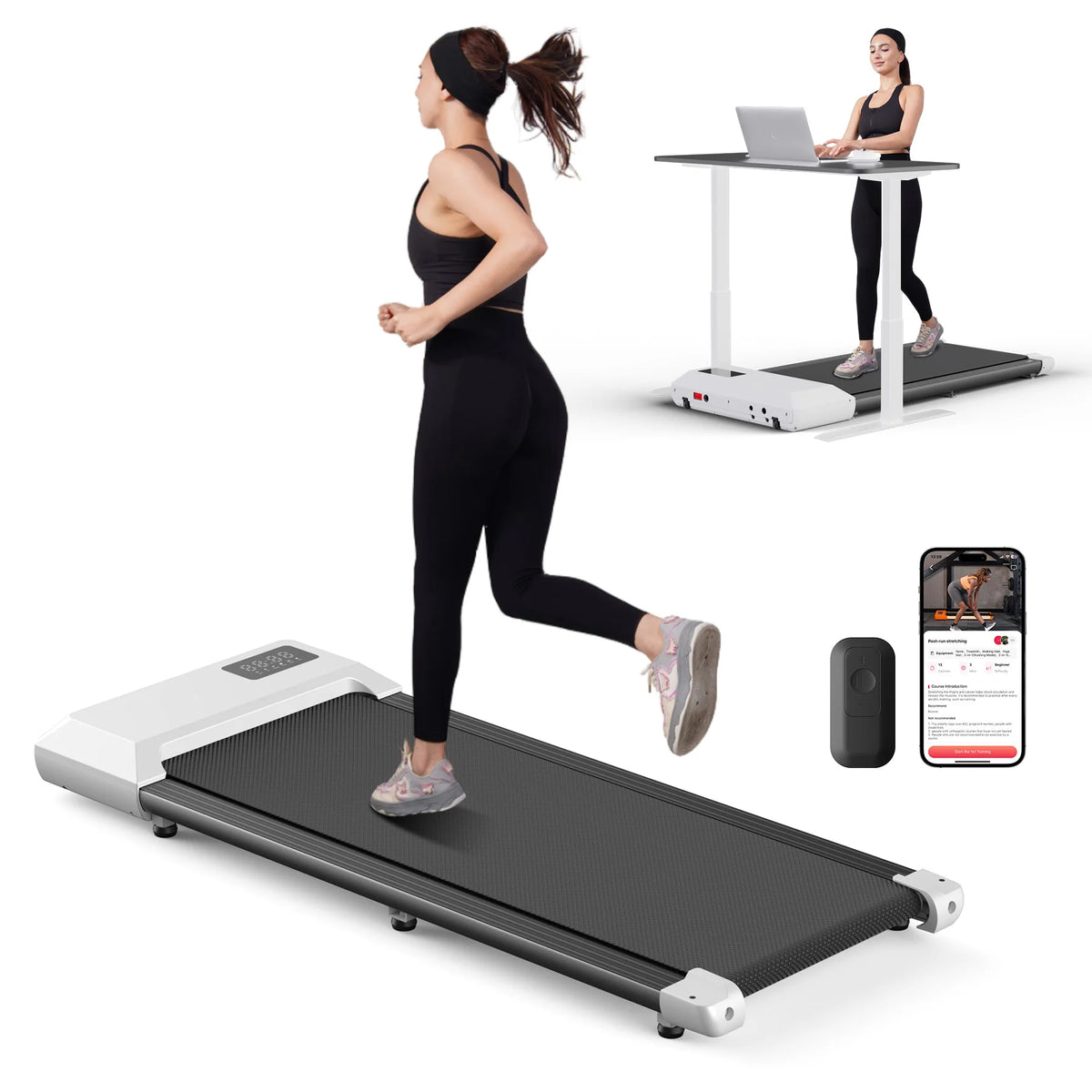Superun Electric Home Treadmill With LCD Display And Bluetooth Connectivity