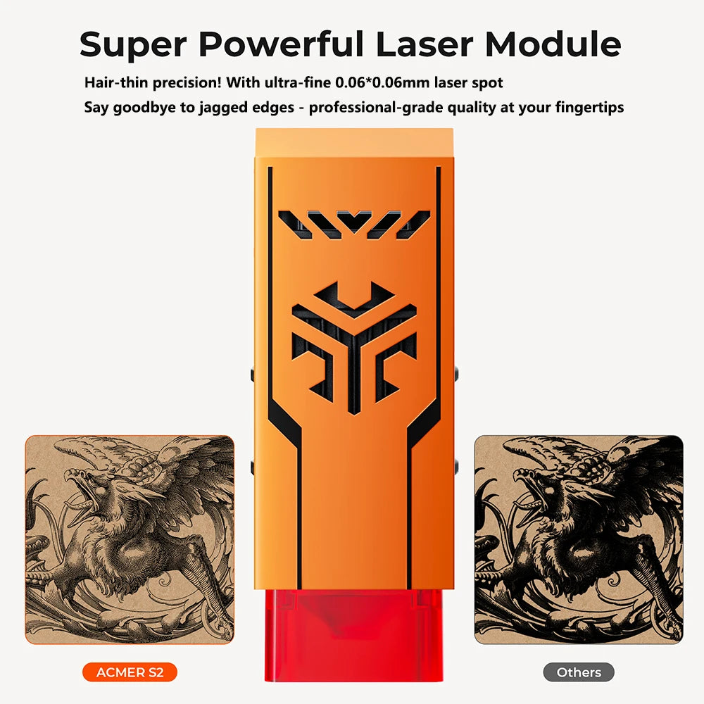 ACMER S2 Laser Engraver And Cutting Machine For Wood Metal