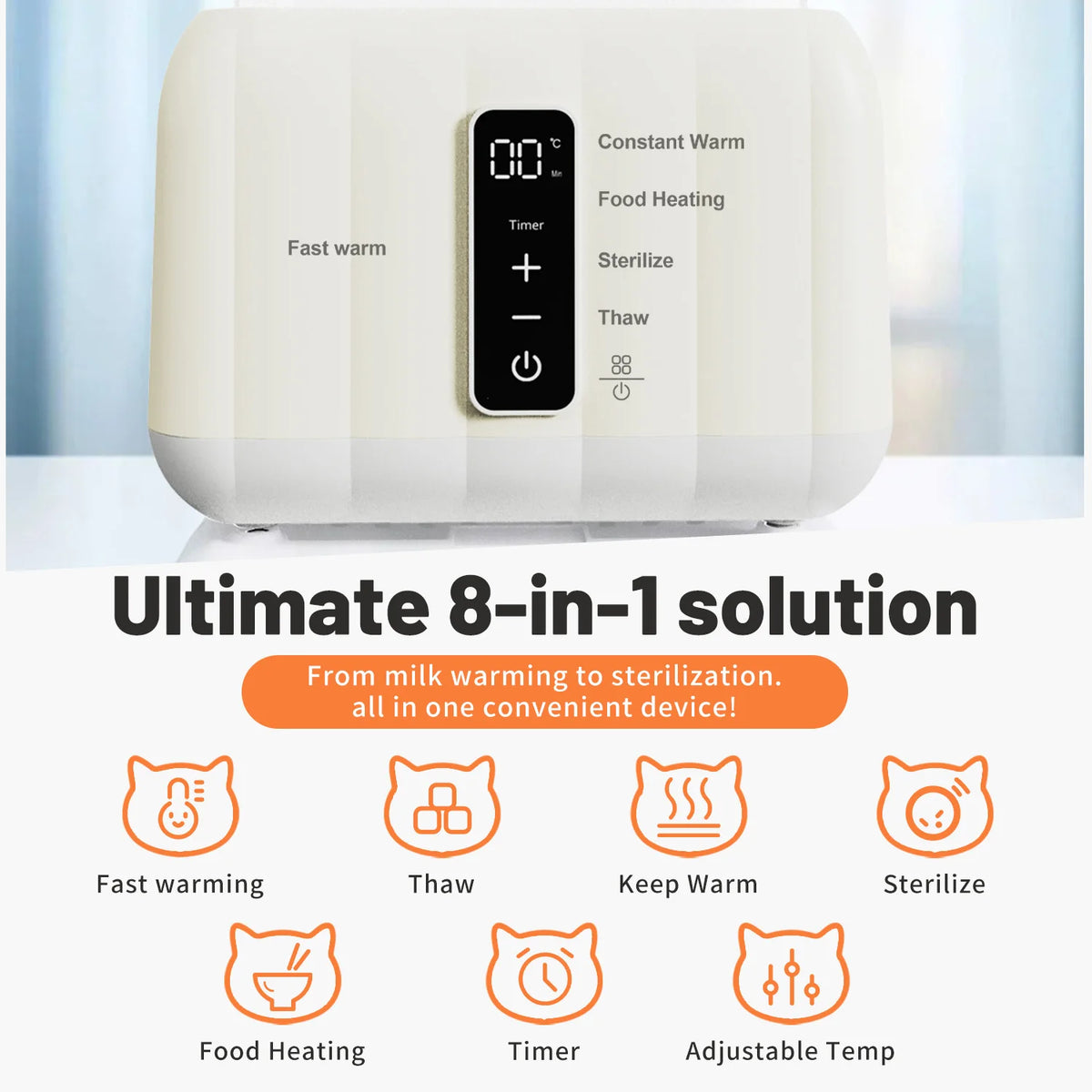 Sejoy Double Baby Bottle Warmer With Accurate Temperature Control