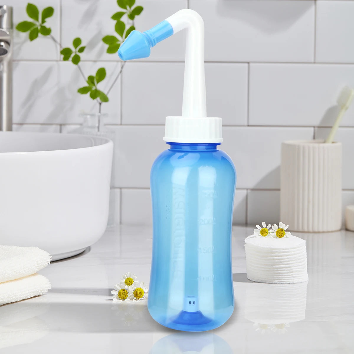 Nasal Irrigator Rinse Bottle For Sinus Allergy Relief System