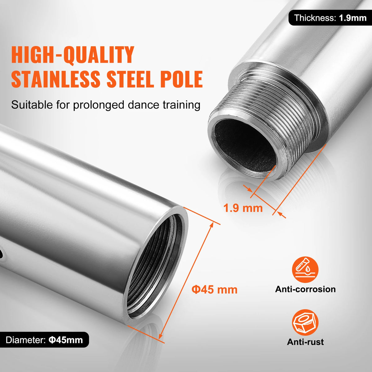 SucceBuy Professional Spinning Dancing Pole For Fitness Training