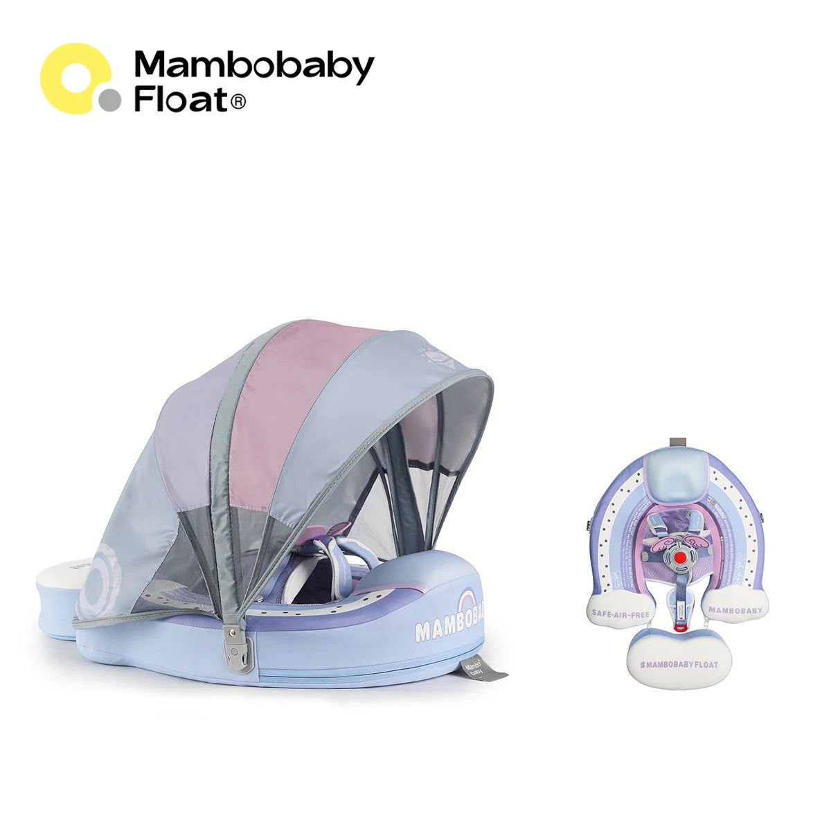 Mambobaby Air Free Chest Float With Sunshade Canopy