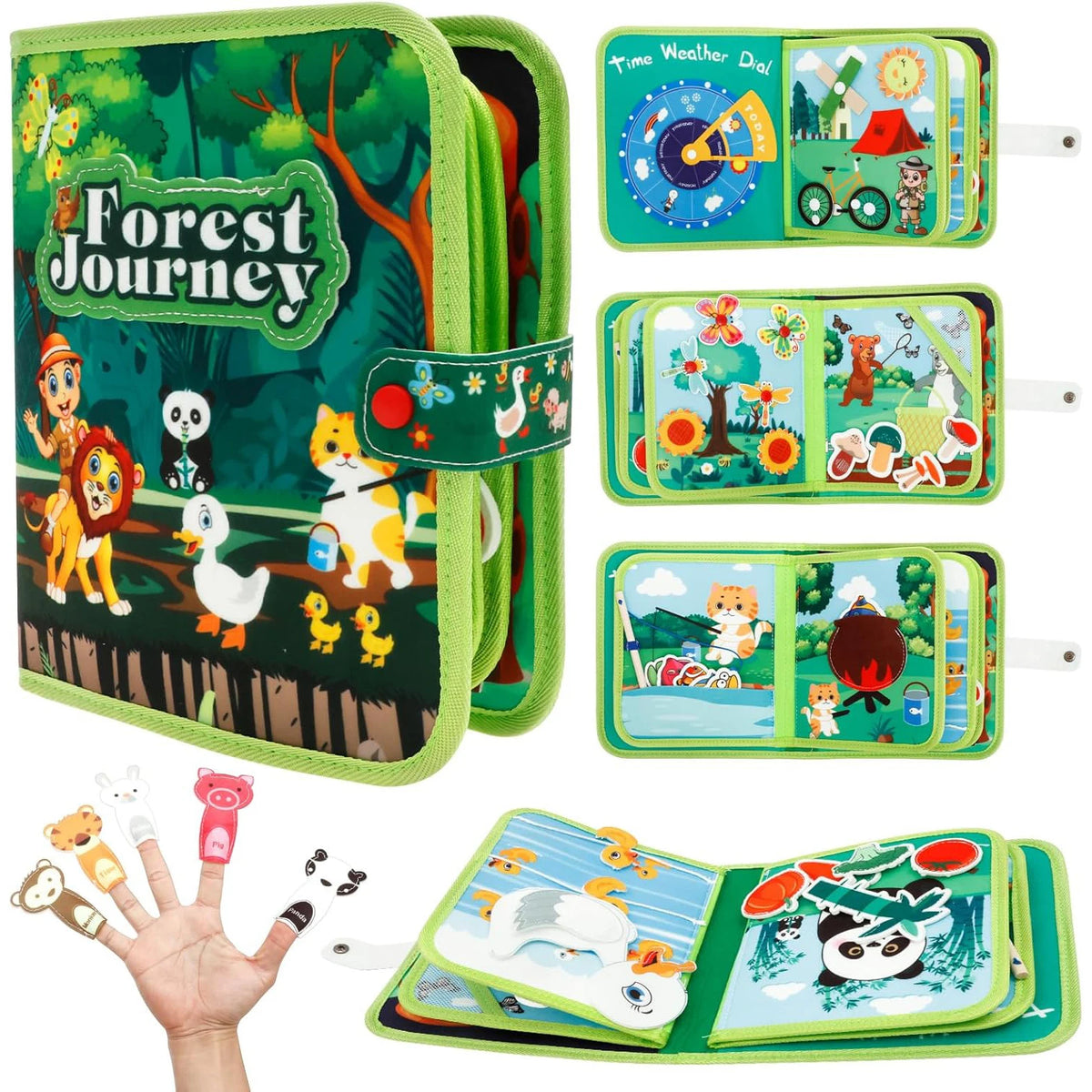 Toddler Felt Busy Board Early Learning Educational Book