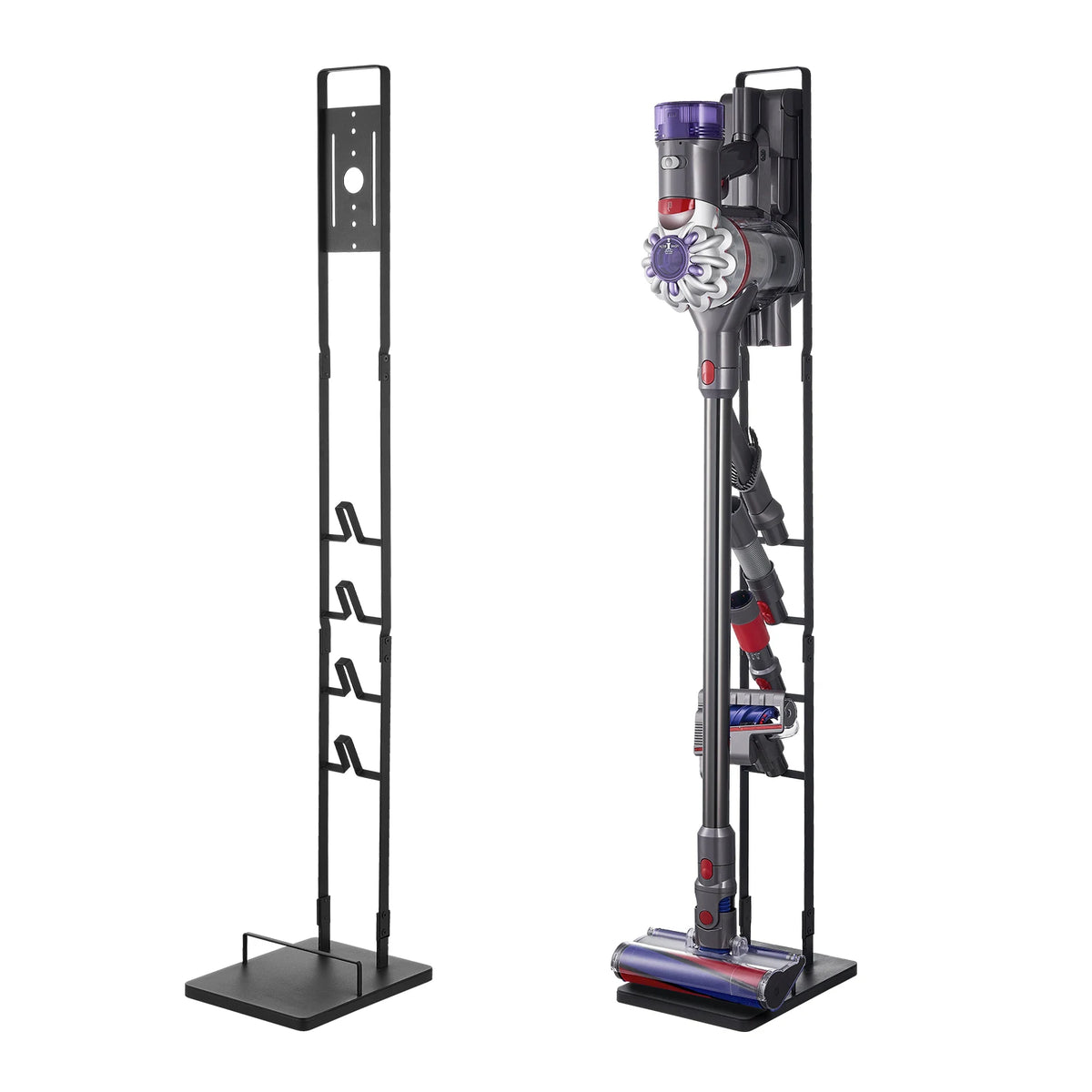 SucceBuy Vacuum Stand Compatible With Dyson Cordless Upright With Hooks
