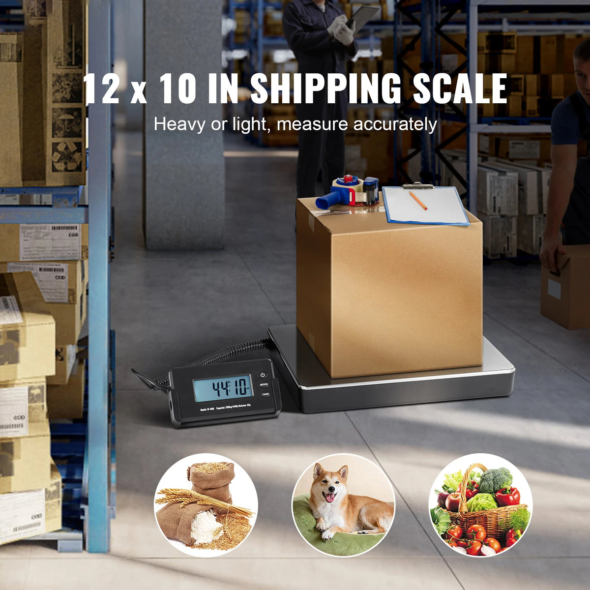 SucceBuy Digital Shipping Scale With Tare And Timer Function