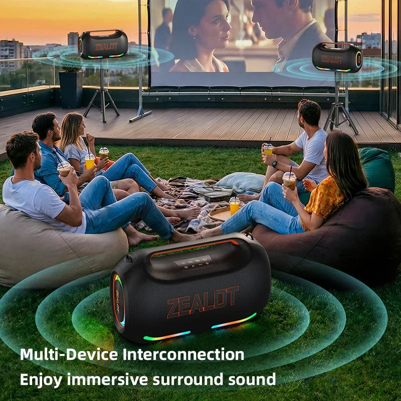 Zealot 300W Portable Bluetooth Speaker Wireless Tws Waterproof