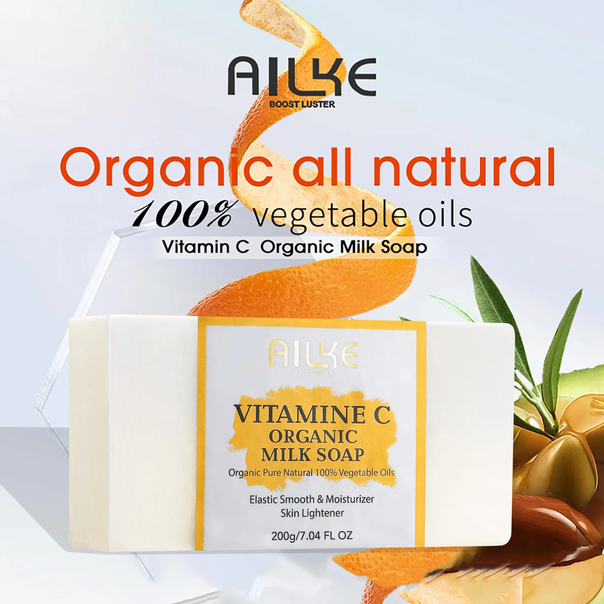 Kyliefit Organic Milk Soap With Vitamin C Whitening Cleanser