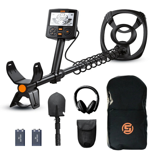SUNPOW Professional Metal Detector With Waterproof Search Coil