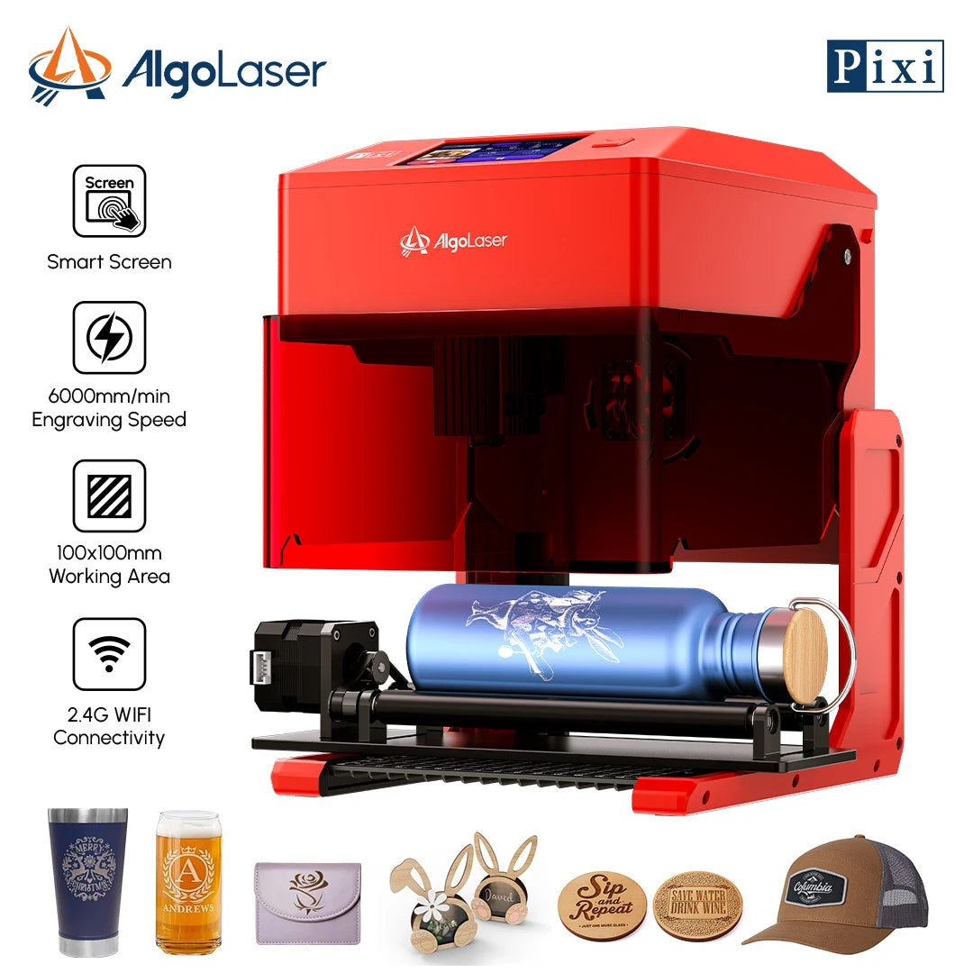 AlgoLaser Pixi Portable Touch Screen Laser Engraving Tool