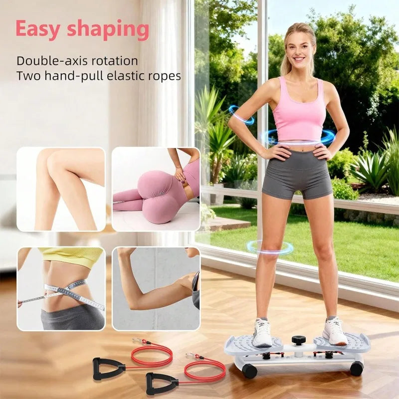 Multifunctional Twist Waist Disc Board With Resistance Bands