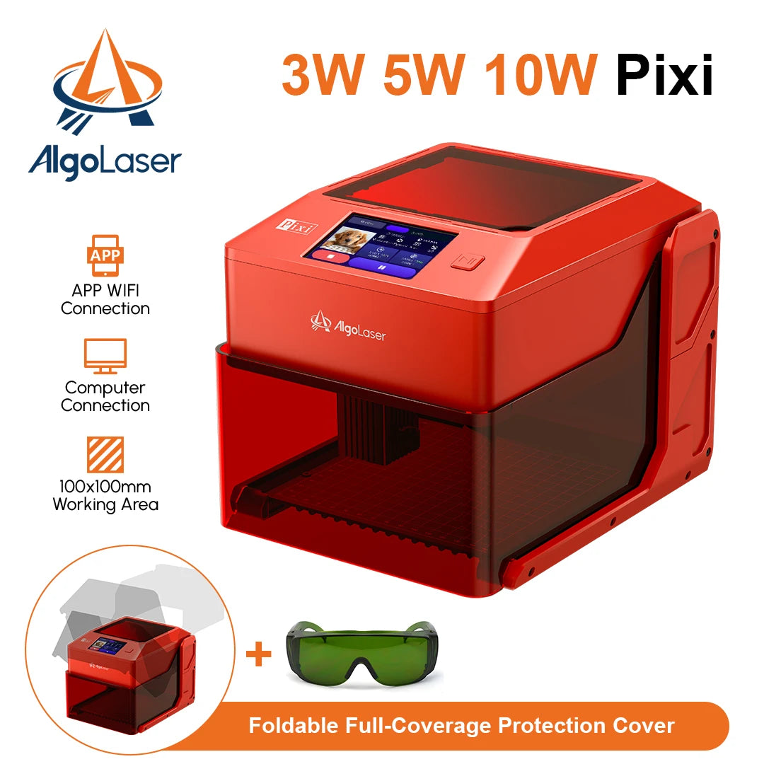 AlgoLaser Pixi Portable Touch Screen Laser Engraving Tool