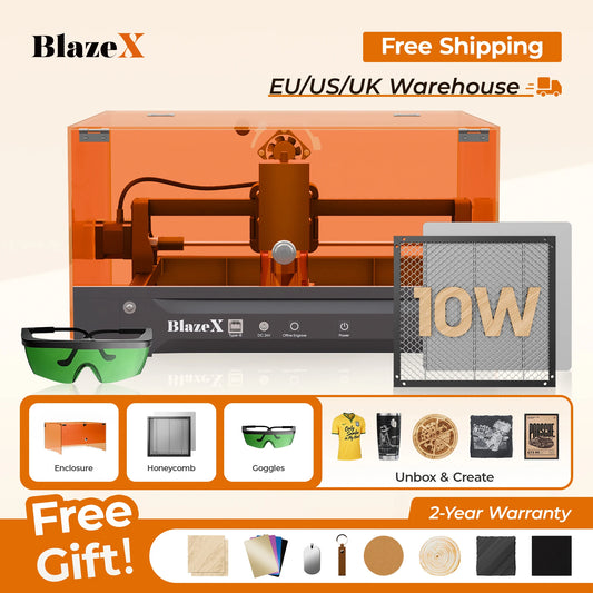 BlazeX M3 10W High Precision Laser Engraver Cutter Machine
