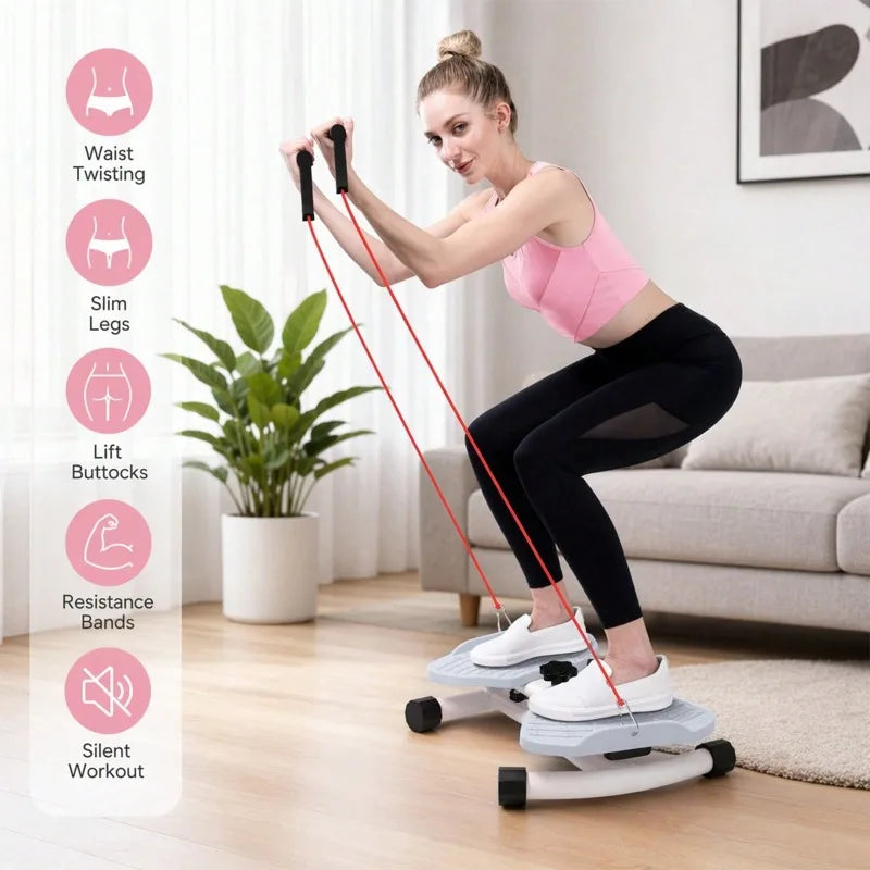 Multifunctional Twist Waist Disc Board With Resistance Bands