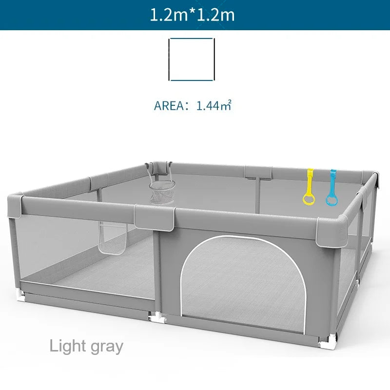 IMBABY Baby Playpen With Ball Box And Child Safety Barrier