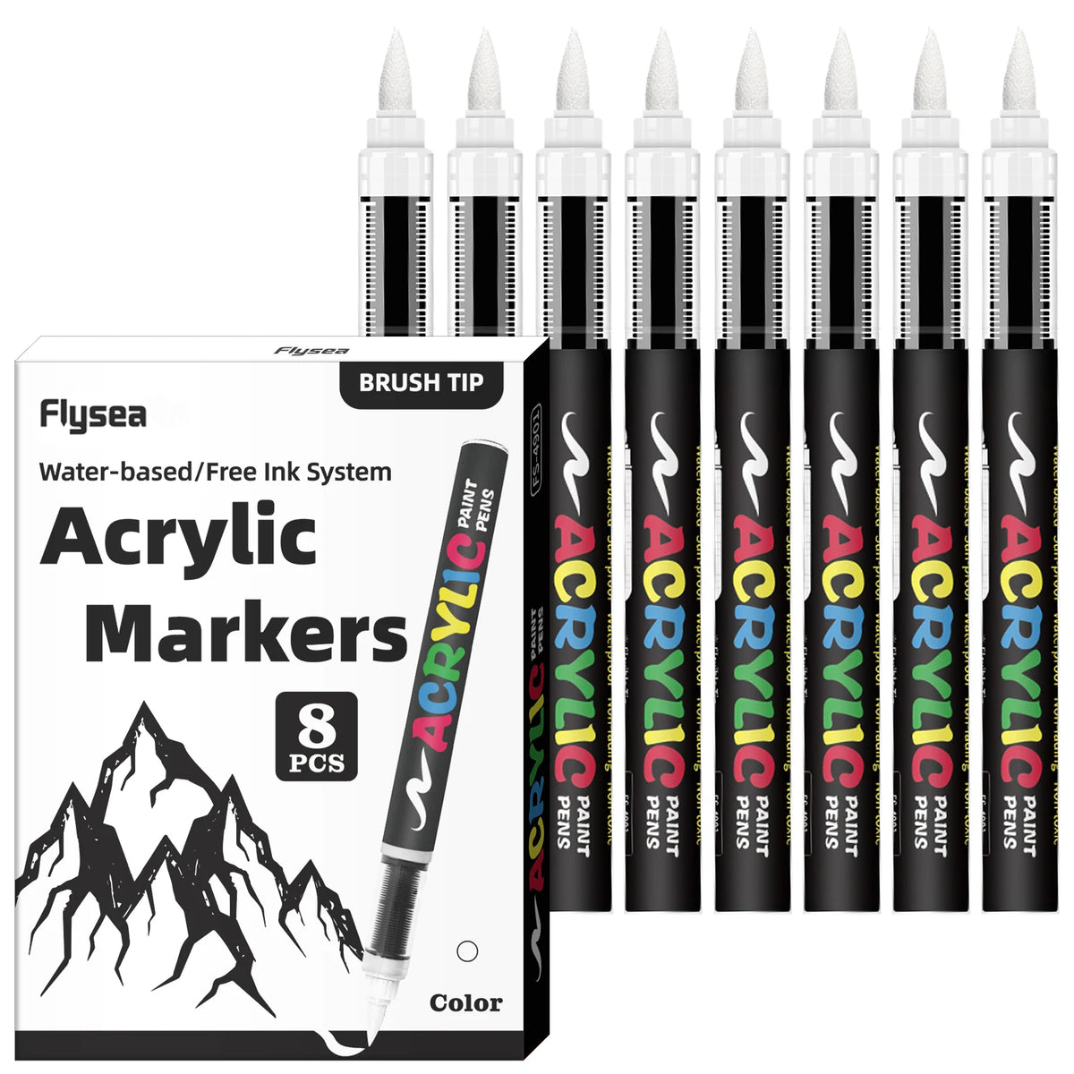 Acrylic Paint Markers Set for Illustration Sketching Wood and Glass
