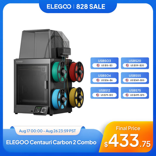 ELEGOO Centauri Carbon 2 Combo High Speed FDM 3D Printer