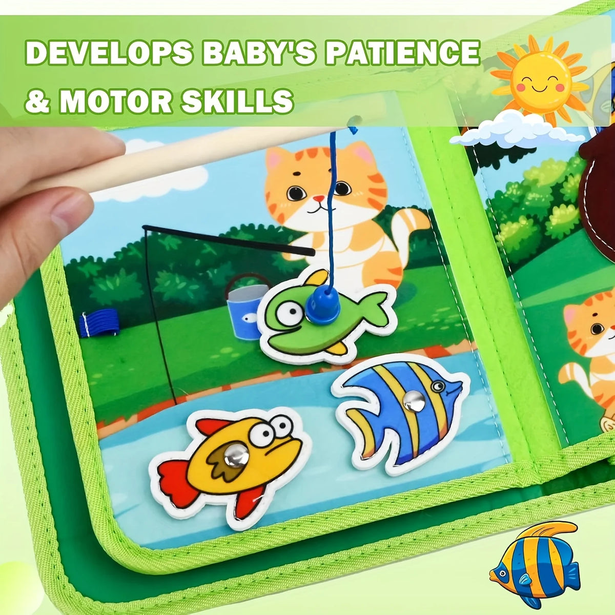 Toddler Felt Busy Board Early Learning Educational Book