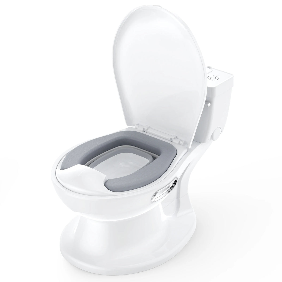 Twister.Ck Simulated Child Play Toilet With Flush Music Box