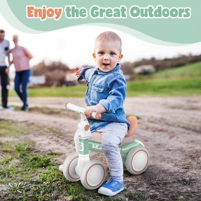 Sejoy Durable Four Wheel Balance Bike For Toddlers