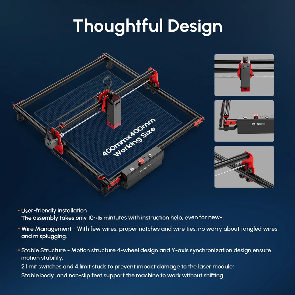 Algolaser 10W Laser Engraver And Cnc Cutter Machine