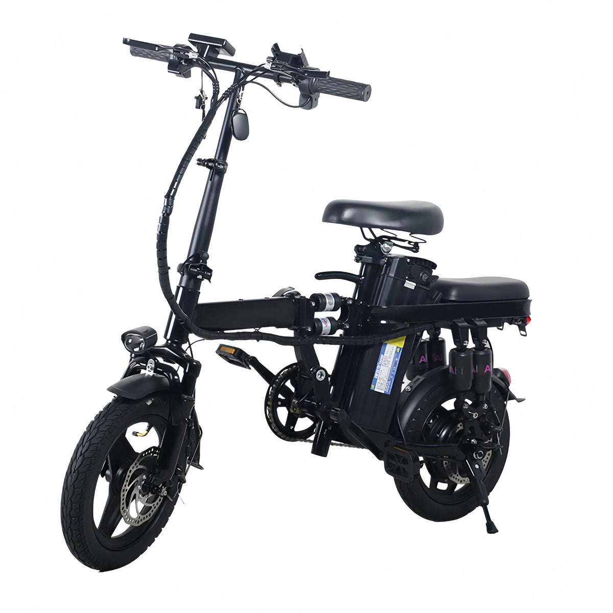 Folding Electric Bike Featuring Removable Lithium Battery Pack