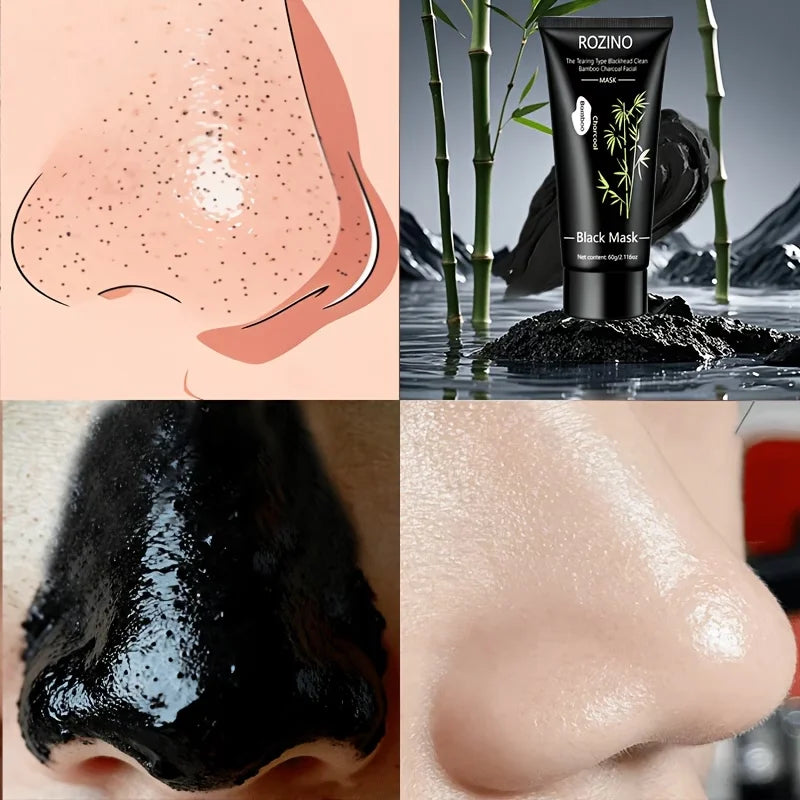 Rozino Bamboo Charcoal Deep Cleansing Peel Off Face Masks