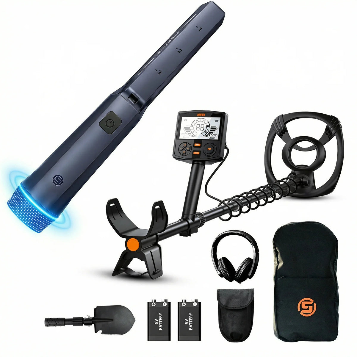 SUNPOW Professional Metal Detector With Waterproof Search Coil