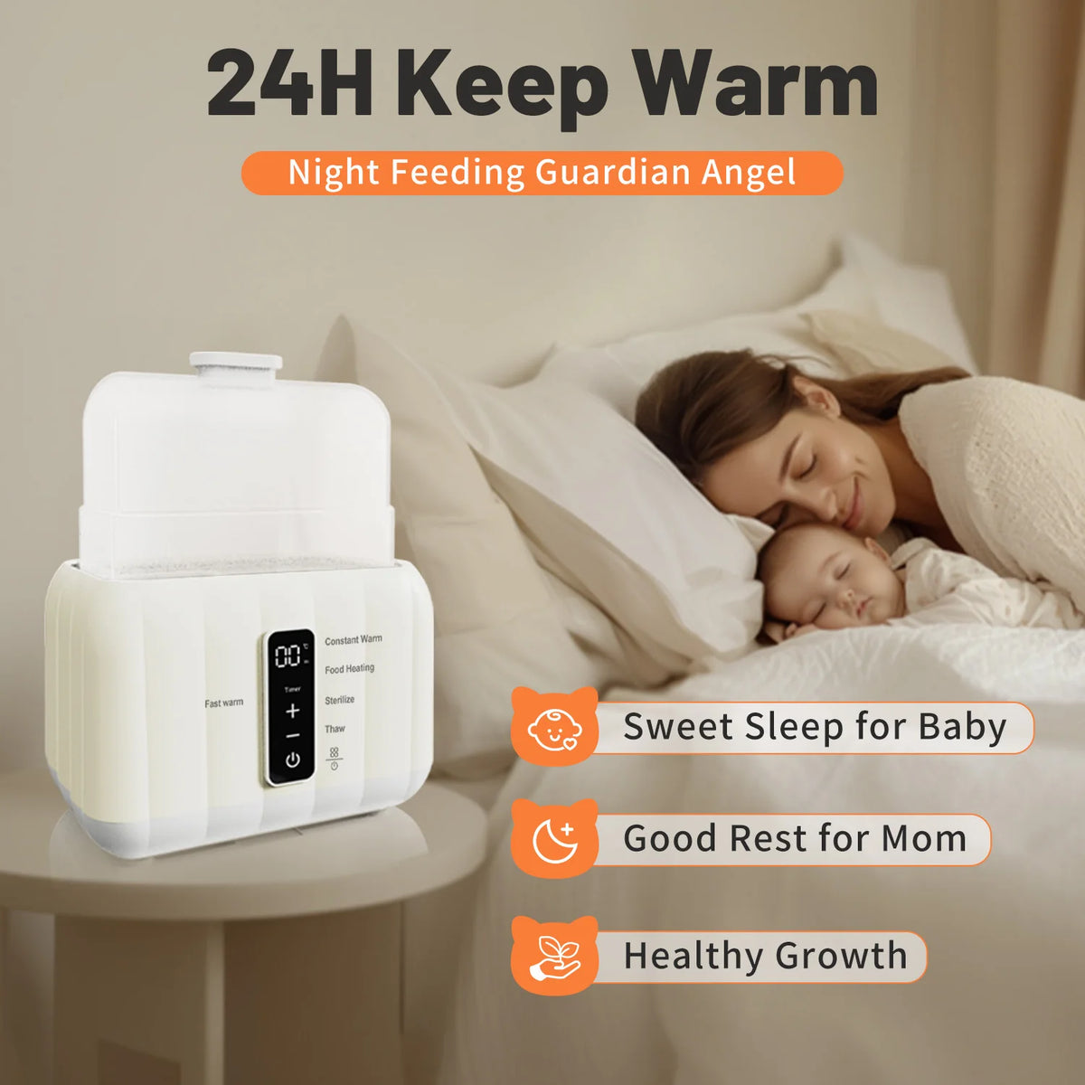 Sejoy Double Baby Bottle Warmer With Accurate Temperature Control