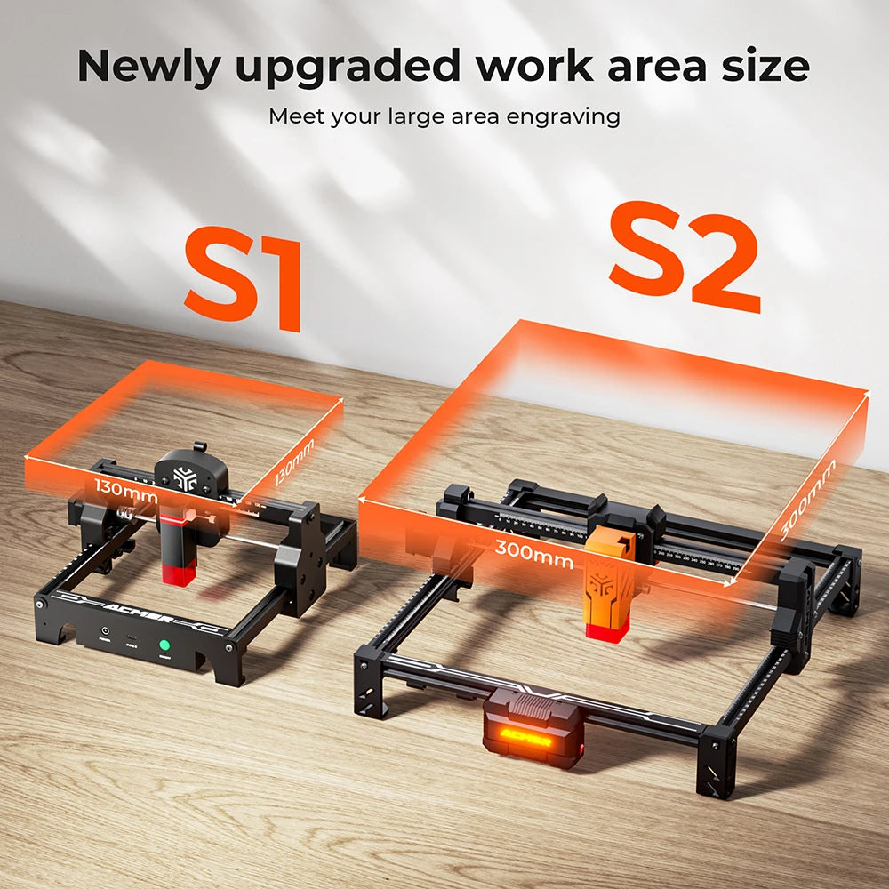 ACMER S2 Laser Engraver And Cutting Machine For Wood Metal