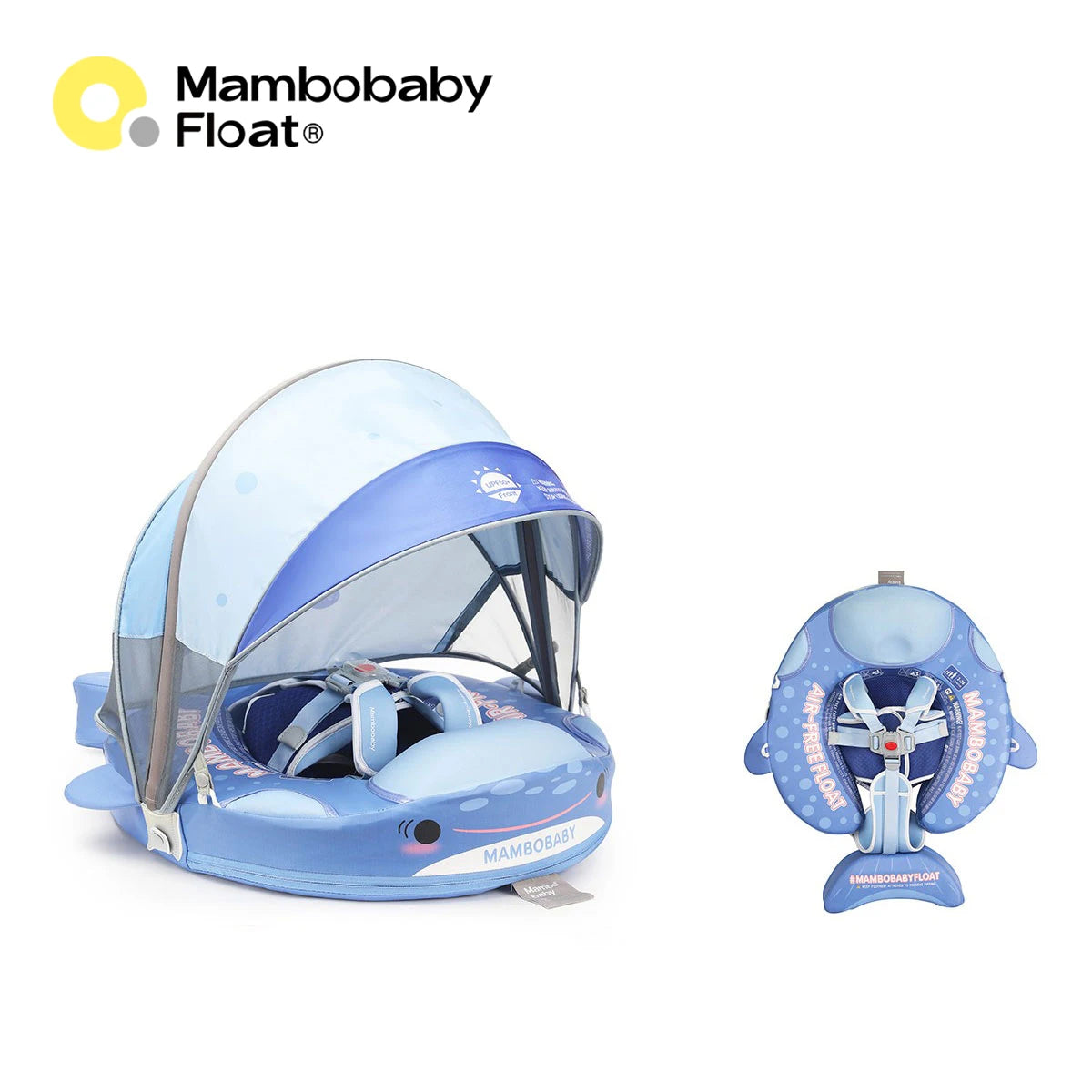 Mambobaby Air Free Chest Float With Sunshade Canopy