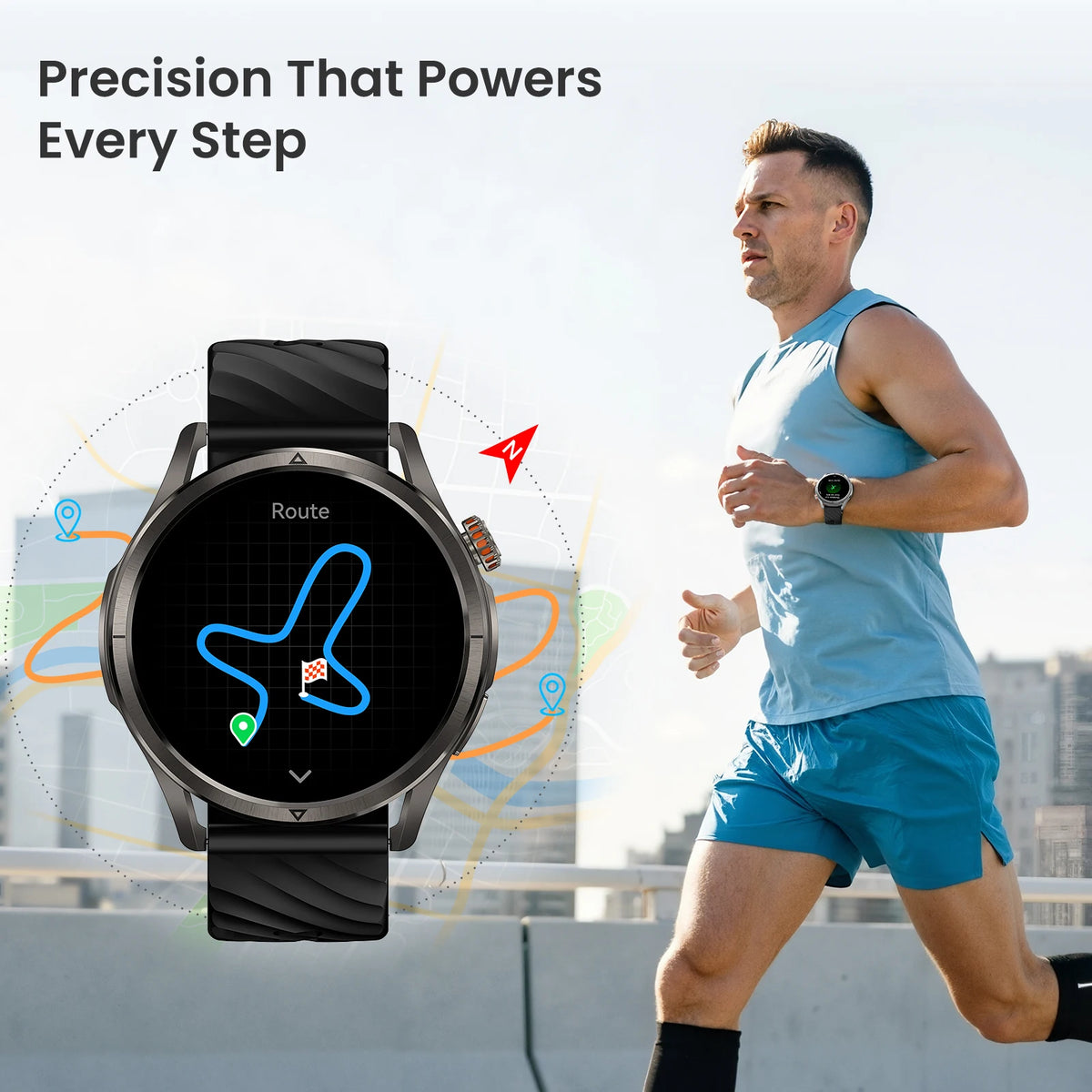 Kospet Magic R10 GPS Smart Watch Featuring AMOLED And GNSS