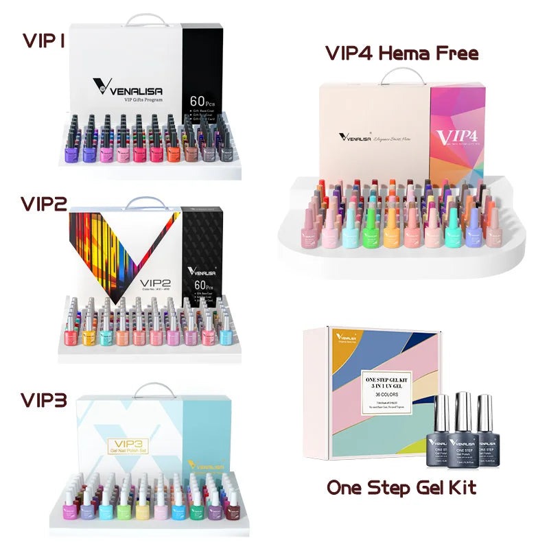 Venalisa VIP4 Gel Polish Kit Professional Tpo Free Coverage